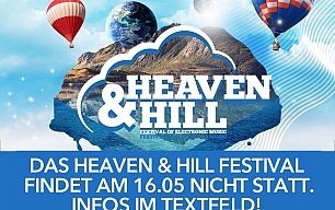 Vorerst Absage für Heaven & Hill 2020 am 16.05.